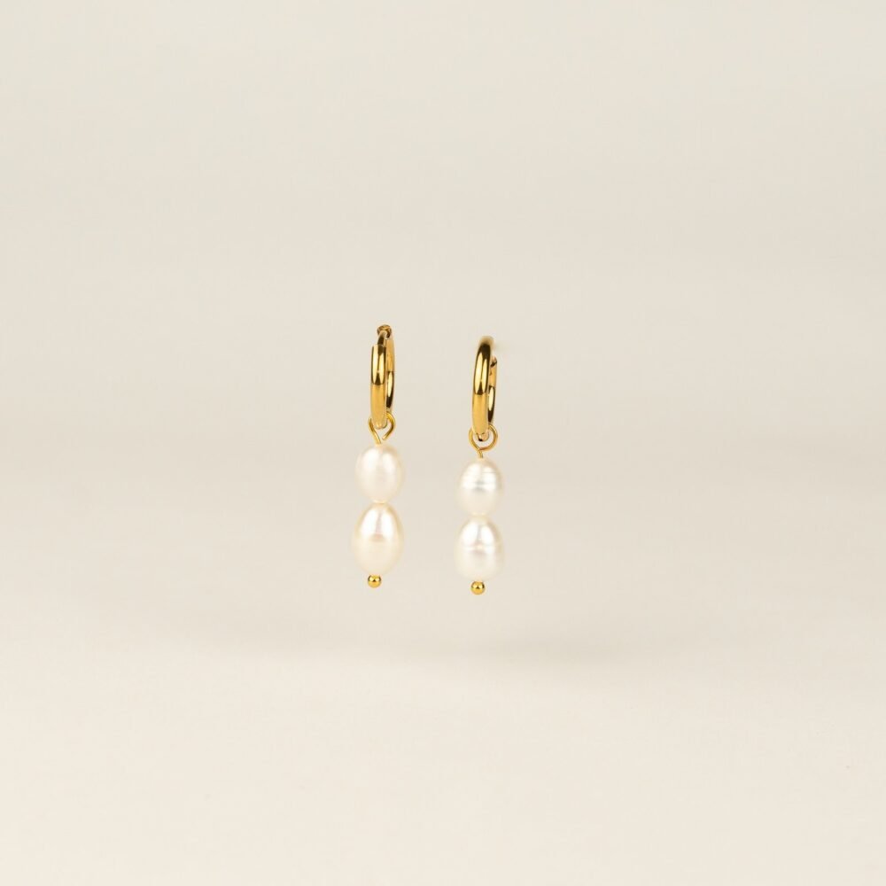 Pearl Line Øreringe